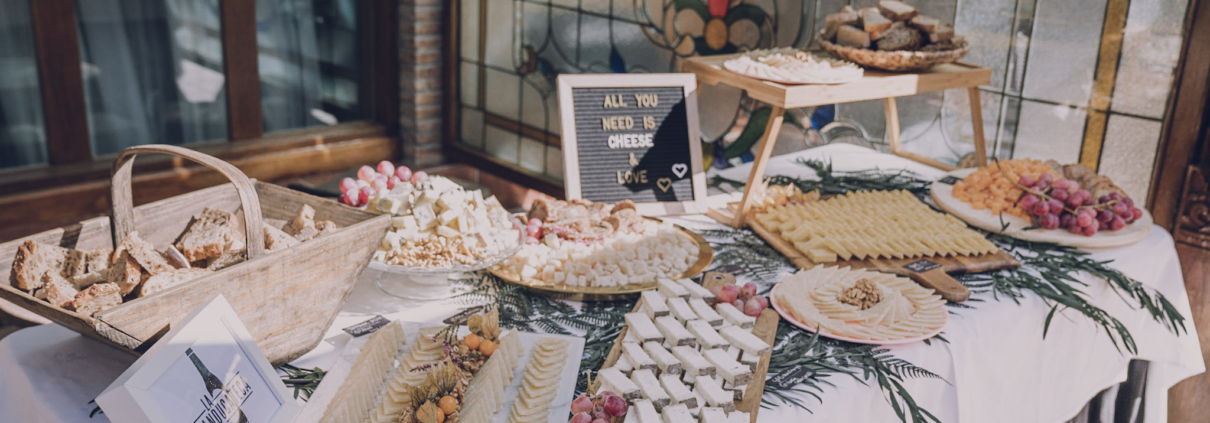 Mesas de quesos para eventos