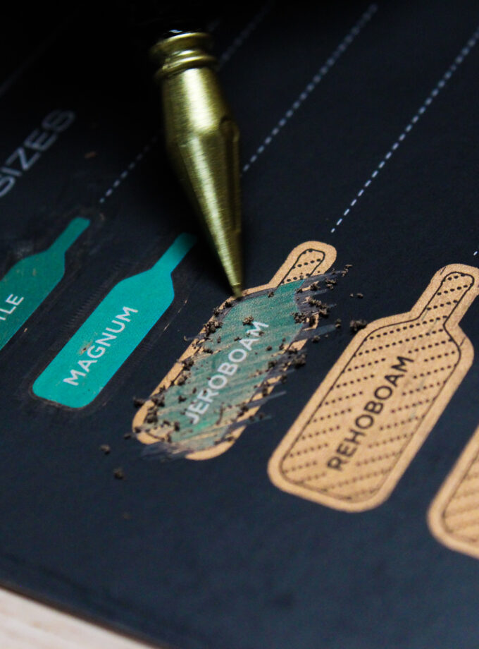 Mapa de vinos para rascar - Francia