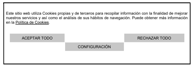 Utilización de cookies propias, terceros, técnicas y de análisis